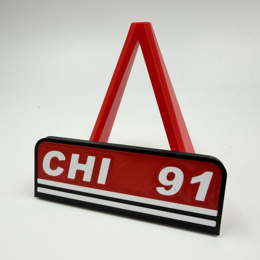 Hockey Card Stand - Chicago #91