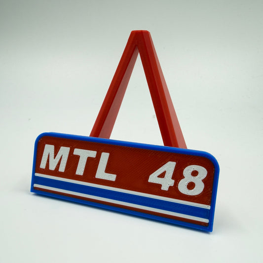 Hockey Card Stand - Montreal #48