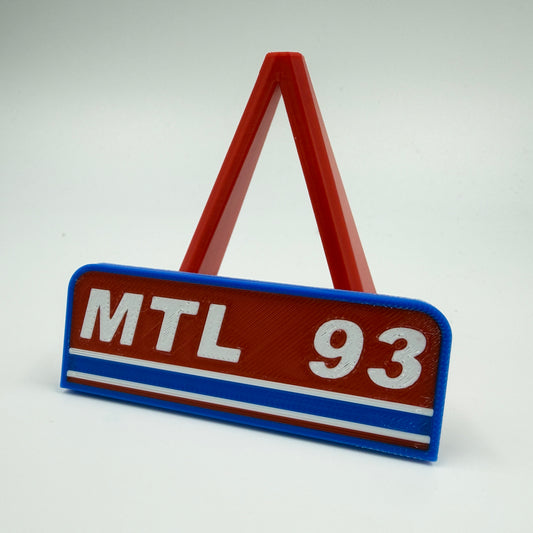 Hockey Card Stand - Montreal #93
